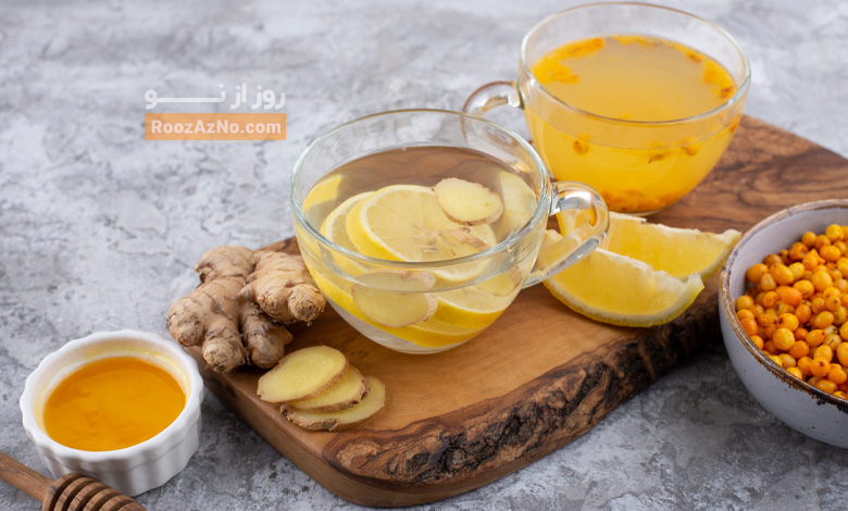 Ginger and turmeric tea